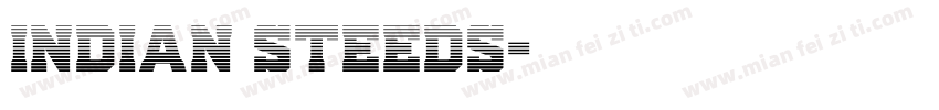 Indian Steeds字体转换